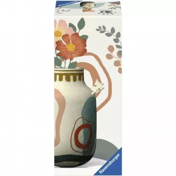3D puzzle váza RAVENSBURGER Organic béžová 216 dílků