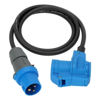 Brennenstuhl CEE adaptérový kabel 230V 16A 1,5m H07RN-F 3G2.5 černý