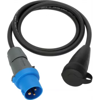 Brennenstuhl CEE adaptérový kabel 230V 16A 1,5m spojka Schuko IP44 černomodrý