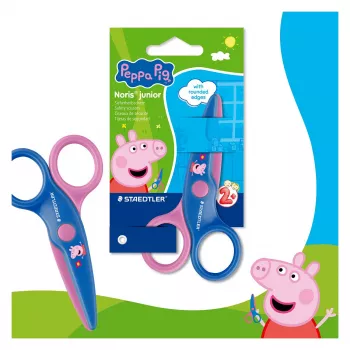 STAEDTLER Noris Junior Peppa Pig dětské bezpečnostní nůžky 130 mm