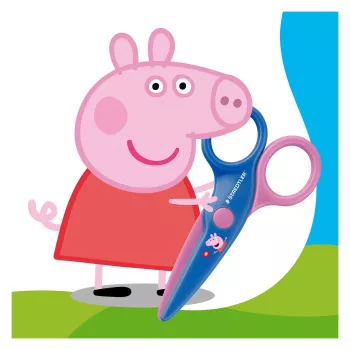 STAEDTLER Noris Junior Peppa Pig dětské bezpečnostní nůžky 130 mm
