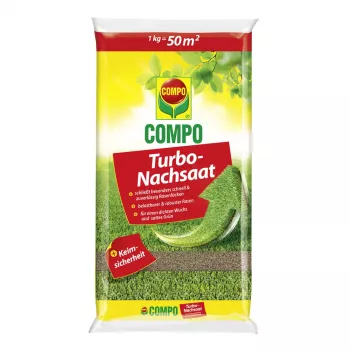 Trávníkové semeno pro dosev COMPO Turbo, 1,0 kg