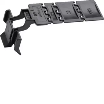 HAGER BA7CLIP přidržovací klip pro kabelový kanál, ABS/polykarbonát, bílý