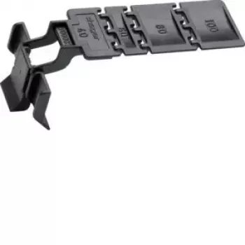 HAGER BA7CLIP přidržovací klip pro kabelový kanál, ABS/polykarbonát, bílý