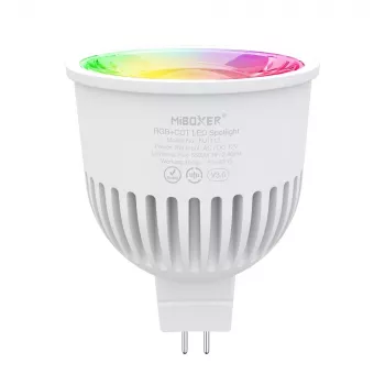 LED retrofit žárovka MIBOXER FUT112 GU5.3/MR16 6W RGB-CCT 2,4GHz Smooth Dim Smart Spotlight