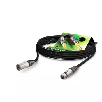 Sommer Cable SC-Primus Microphone Cable, 2 x 0.50 mm², XLR 3-Pin Female to XLR 3-Pin Male, NEUTRIK, Black, 30 m (PRMFU3000-SW)