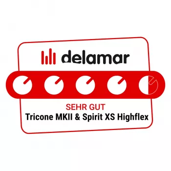 Sommer Cable Tricone MKII Instrument Cable, 1 x 0.22 mm², 6.3 mm Mono Jack Male to 6.3 mm Mono Jack Male, HICON, Black, 3 m (TRWT-0300-SW)