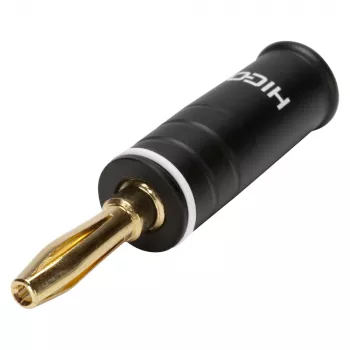 Banánový konektor Sommer Cable HICON šroubovací svorkový konektor, bílé kódování