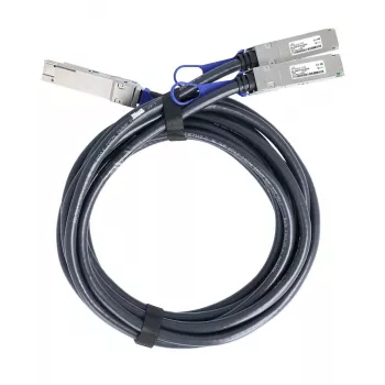 Přímý propojovací breakout kabel BlueOptics Cisco QDD-2Q200-CU2M BlueLAN pasivní 400GBASE-CR8 QSFP-DD na 2x200GBASE-CR4 QSFP56, 2 m