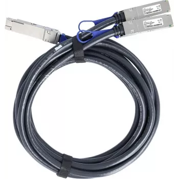 BlueLAN kompatibilní NVIDIA 980-9I98I-00V002 pasivní 200Gb/s QSFP56 na 2x100Gb/s QSFP56 InfiniBand HDR Direct Attach Breakout kabel, 2 metry, AWG26