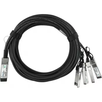 BlueLAN kompatibilní NVIDIA BN-QS-SP-CBL-5M pasivní 40GBASE-CR4 QSFP na 4x10GBASE-CR SFP+ Direct Attach Breakout kabel, 5 metrů, AWG26 (BN-QS-SP-CBL-5M-BL)