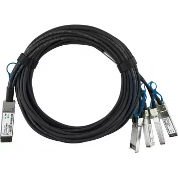 BlueLAN pasivní Direct Attach Breakout kabel, 100GBASE-CR4 QSFP28 na 4x25GBASE-CR SFP28, 3m, AWG26, kompatibilní s NVIDIA 980-9I48U-00C02A