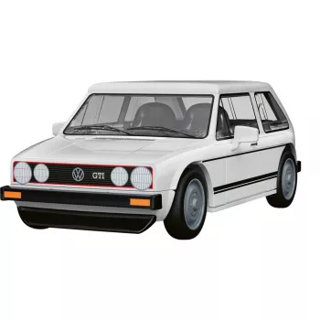 COBI 24662 Volkswagen Golf GTI (1976-1983) stavebnice, 1:35, bílá