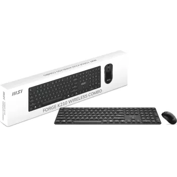 MSI FORGE K210 W COMBO FR sada herní klávesnice a myši (francouzské rozložení AZERTY, černá)