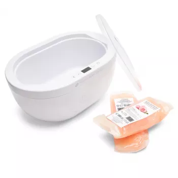 RIO PWAX-EU/1,1 ohřívač parafínového vosku - 200W, kapacita 2,3 kg, bílá s fialovými akcenty