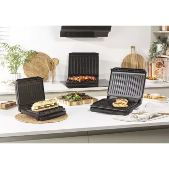 Salter EK6236VDE ActiGrill Everyday elektrický gril, 1000 W, nepřilnavý, černá/stříbrná