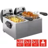 Fritéza FRITEL Starter 6 litrů 4,4 kW šedá