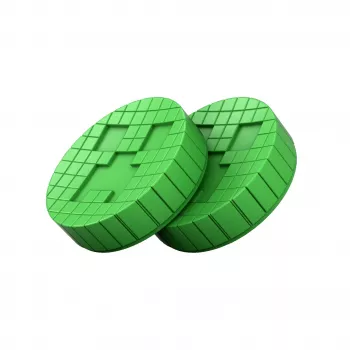 Protiskluzové gripy na páčky SteelSeries KontrolFreek No-Slip Thumb Grips Creeper Edition Green (2 ks) pro Nintendo Switch Joy-Cons / Pro Controller