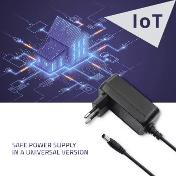 Qoltec AC/DC nástěnný adaptér 36W 12V 3A 5,5x2,1mm černý
