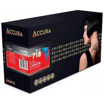 Accura Kompatibilní Canon CRG-718C azurová tonerová kazeta