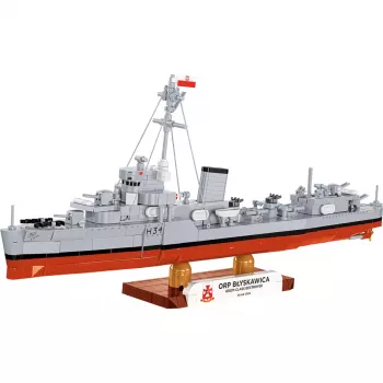 COBI ORP Błyskawica torpédoborec plastikový model 1:300