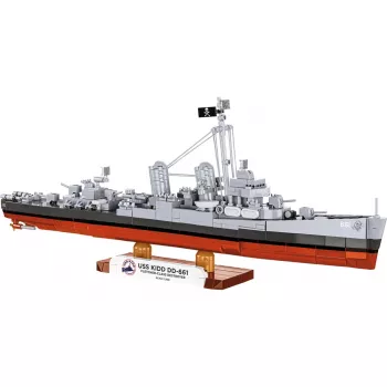 COBI USS Kidd DD-661 Fletcher-Class Destroyer 1:350 plastikový model