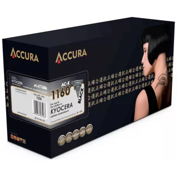 ACCURA kompatibilní tonerová kazeta jako náhrada pro Kyocera TK-1160 (černá, standardní výtěžnost, 7 200 stran)