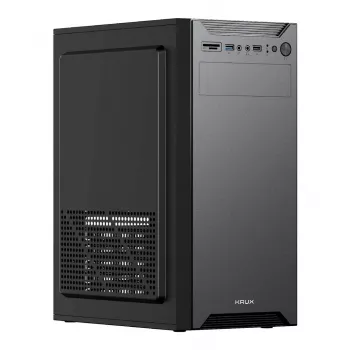 KRUX KIRO ATX Midi Tower skříň, bez okna, bez zdroje, černá