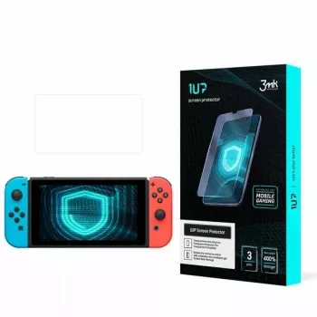 3MK 1UP Gaming fólie na displej pro Nintendo Switch (3 ks) – flexibilní polymerová fólie, samohojivá, křišťálově čistá