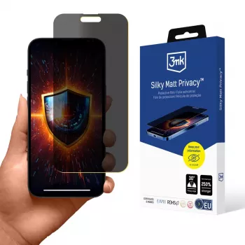 3MK Silky Matt Privacy Ochranná fólie na displej pro Apple iPhone 15 Pro Max