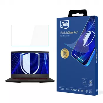3MK PROTECTION MSI Bravo 15 15,6 palce hybridní sklo ochranná fólie na displej (FlexibleGlass Pro)