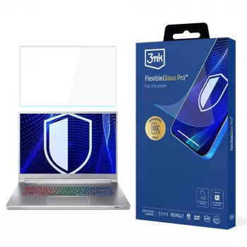 Ochranná fólie na displej 3MK PROTECTION FlexibleGlass Pro pro Acer Predator Triton 300 SE 14 (PT314-51s) - hybridní sklo, tvrdost 7H, 0,3 mm, čirá