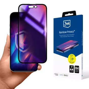 3MK Rainbow Privacy ochranná fólie na displej pro Apple iPhone 16 Plus