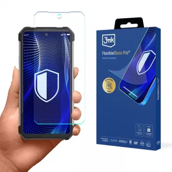 3MK PROTECTION FlexibleGlass Pro ochranná fólie na displej pro Unihertz Shark 5G – hybridní sklo, tvrdost 7H, 0,3 mm, transparentní