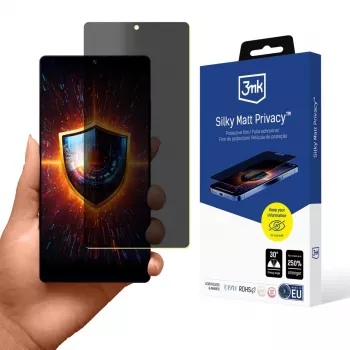 3MK Silky Matt ochranná fólie na displej proti zvědavým pohledům pro Samsung Galaxy S25 Ultra
