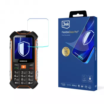 MyPhone Hammer Boost – 3mk FlexibleGlass Pro hybridní skleněný ochranný film na displej