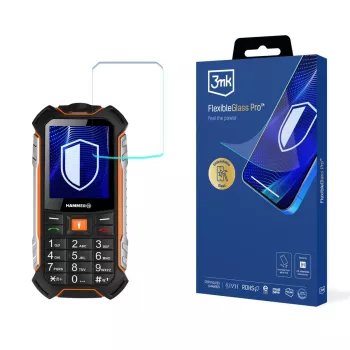 MyPhone Hammer Boost – 3mk FlexibleGlass Pro hybridní skleněný ochranný film na displej