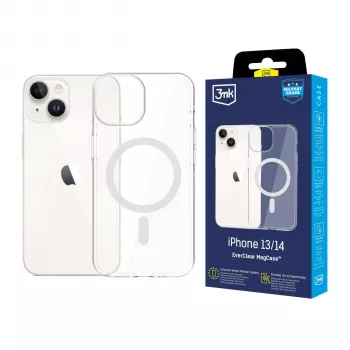 Apple iPhone 13/14 - 3mk EverClear MagCase transparentní