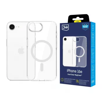 Apple iPhone 16E 3mk EverClear MagCase transparentní zadní kryt