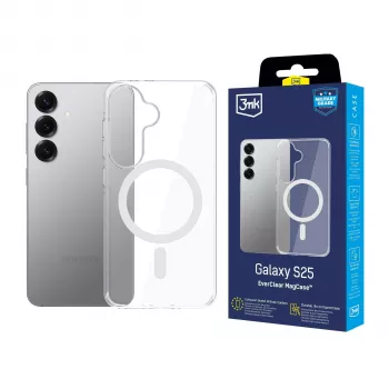 3MK EverClear MagCase pro Samsung Galaxy S25 - transparentní