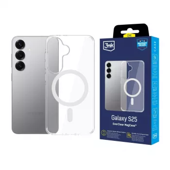 3MK EverClear MagCase pro Samsung Galaxy S25 - transparentní