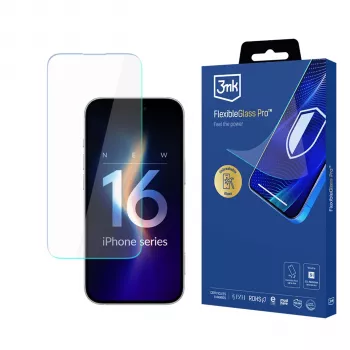3MK FlexibleGlass Pro hybridní sklo ochranná fólie na displej pro Apple iPhone 16 Pro