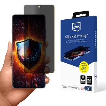 3MK Silky Matt ochranná fólie na displej proti zvědavým pohledům pro Motorola Edge 60 Pro