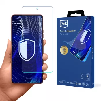 3mk FlexibleGlass Pro ochranná fólie na displej pro Motorola Moto G86 / G86 Power - hybridní sklo, tvrdost 7H, 0,3 mm, křišťálově čirý