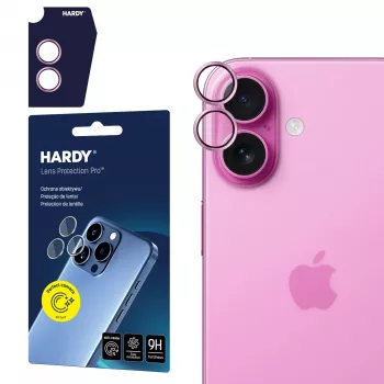 Ochrana objektivu 3MK Apple iPhone 17 HARDY Lens Protection Pro světle fialová