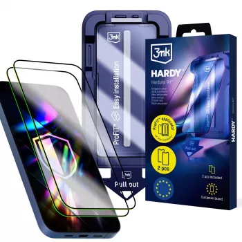3MK PROTECTION Apple iPhone 13/13 Pro/14/16E/17E - 3mk Hardy Hardura 9H fólie na displej