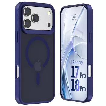 3MK PROTECTION Apple iPhone 17 Pro Max Hardy Hazy MagCase modré