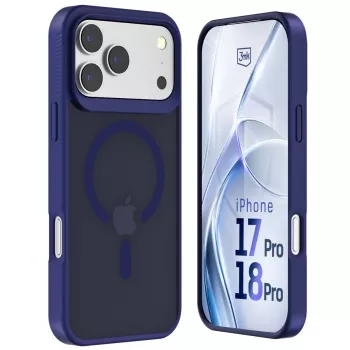3MK PROTECTION Apple iPhone 17 Pro Max Hardy Hazy MagCase modré