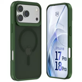 3MK PROTECTION Apple iPhone 17 Pro – 3mk Hardy Hazy MagCase zelené