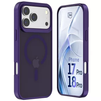 3MK PROTECTION Apple iPhone 17 Pro – 3mk Hardy Hazy MagCase fialové